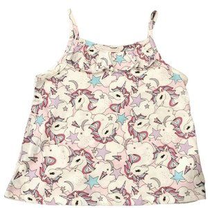 The Childrens Place Unicorn Tank Top 4T Toddler Girls Cotton Cute Magical